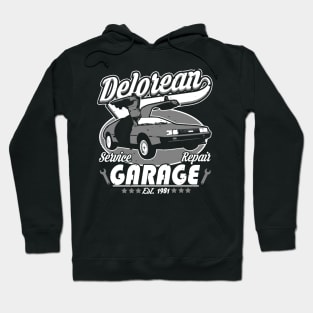 Delorean Garage Hoodie